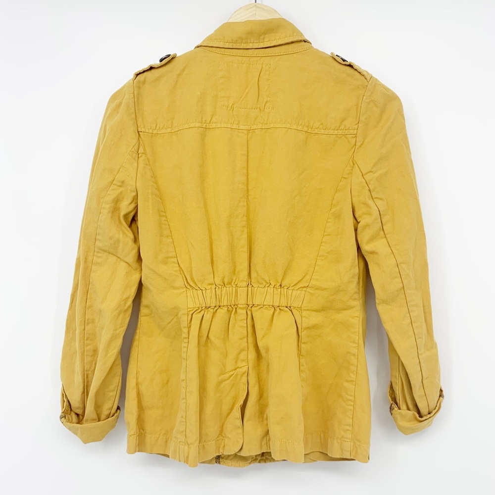 Cartonnier Yellow Nepal Safari Utility Jacket SZ 4 - Picture 9 of 14